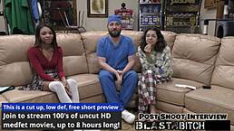 Solana Moans In Latex As Doctor Fucks Her Hard In Hospital, Blasting Cum After She Spits His Load