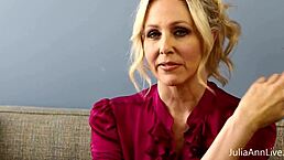 Baddest Julia Ann Pleasures Her Both Holes In Lingerie!