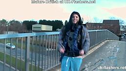 Adorable European Girl Gets Angry on London Streets