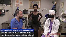 hey rina arem, spread that shaved ass for virgin anal finger and vibrator in the clinic