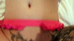 Taylor Nicole's big ass and wet pussy take a close-up creampie, but is she really that slutty?