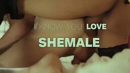 i suck my transsexual stepsister's cock and she cums in my mouth and on my tits