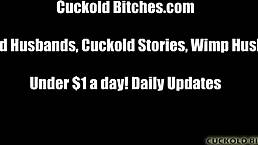 You sit back casually as a total stranger fills me up with a creampie in this wild femdom scene.