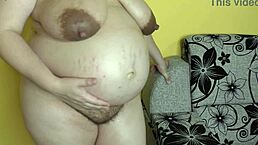 oops look how big my belly swollen after your best friend cum inside me just one time - cuckold pov teasing