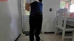 WOW! This Tight Brazilian Teen Gets Her Big Ass Licked And Pounded By Monster Cock In Homemade Workout Foreplay!