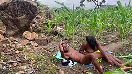 We headed to the ranch with my curvy girlfriend for more homemade fun in part two