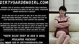 Dirtygardengirl, does that 40cm dildo feel deep in your ass?