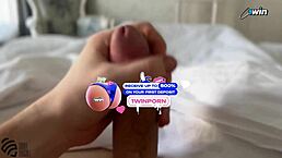 Stepmom, you're jerking off right in front of me, those fake tits bouncing as you reach orgasm.