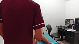 Patient Arrives For Latina Massage From Cute Sexy Girl With Long Legs And Ends Up Fucking In Domination Style