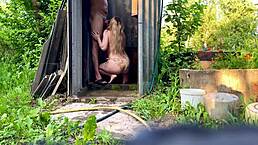 i took that pregnant woman into the shower and fucked her doggystyle until she came hard. it was her first homemade outdoor adventure.