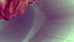 he takes a shower and shows off his big black cock in solo usa amateur session