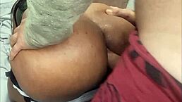 look how open her ass stays after i spank that huge venezuelan latina outdoors