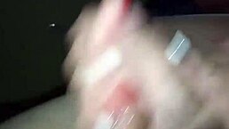 we started watching porn and she began massaging my dick until she milked all the cum out of it