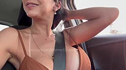 renatinha mello busty slut teases truckers with big tits