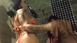 hey, pamela pantera, melissa pitanga, and belinha baracho, you three brazilian hotties enjoying that sexy ass massage in the hot tub?