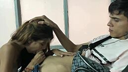 sharing the bed with my hermanastra leads to unplanned sex with lingerie kissing and domination 😏