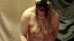 in 2025 04 18, the french housewife acts as a humiliated slave. she gets anal toy play and spanking in homemade doggystyle.