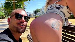 This nasty girl got fucked right in the park with piss drinking, face fucking, and cum on her face. Public sex included gagging, pussy pounding, pissing, rimming, and a pov blowjob.