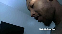 laylared takes suggestive gangbang threesome with ebony bbc stretching in ghetto hood reality.