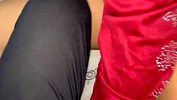 Big ass brunette gets intense late-night massage with pigtails and cosplay domination in close-up