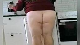 i show off my sexy ass in homemade crossdressing with barefoot teasing and feet play