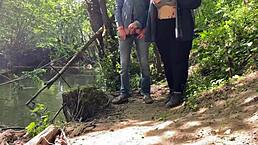 Amazing handjob from curvy mature mother in law with cum on big natural tits