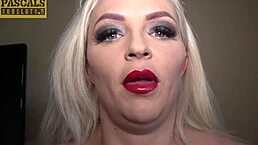 Thirsty Louise Lee says she's ready to get pounded by two masters in Pascalssubsluts rough group anal session