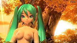 hey hatsune miku, show that velvet arabesque project diva nude mod in full bunny costume