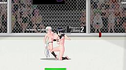 Princess of the Ring 2 features Natasha versus Sayuri in a street wrestling catfight.