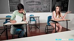 Oh Wow, Aften Opal Sucks Dick In Detention And Swallows Cum!