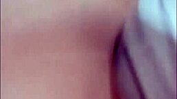 Bokep Indonesia with curvy girlfriend riding big cock in homemade couple sex