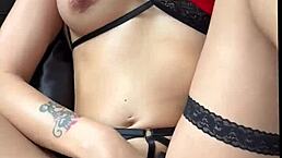 Why does this 18yo latina slut ride cock during her lingerie photoshoot?