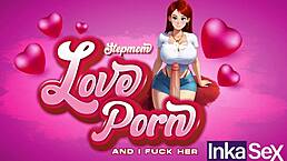 My busty stepmom tempts me to watch porn while stepdad almost catches us 🔥