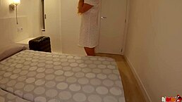 stepson shares one bed with stepmom igniting forbidden desire for intense creampie fucking