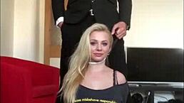 Thirsty Louise Lee says she's ready to get pounded by two masters in Pascalssubsluts rough group anal session