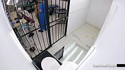 welcome to rikers with channy crossfire's tattooed ass and pigtails in latex gloves 😈