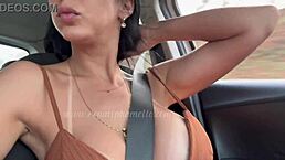 renatinha mello busty slut teases truckers with big tits