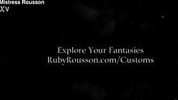 Chastity Arousal Study Final Release Jerk Off Instructions with Ruby Rousson in Femdom Roleplay