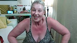 Wow, watch me get seduced by my girlfriend's hairy mommy with that wet dildo action!