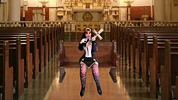 Suggestive Granny Nun Carmen Hints at Venal Sins with Deepthroat Blowjob Skills in Mature POV Close-Up