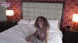 All Natural Stepdaughter Allie Addison Gets Pussy Licked Fingered Fucked Doggystyle Cowgirl Spooning With Seth Brogan Creampie