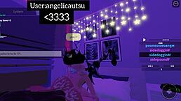 Hey, I'm fucking my friend in the Roblox condo with big ass doggystyle and anal cumshot!