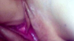 Fucking my girlfriends pussy with a dildo while she stays innocent and cute. Hidden toy action gets her wet and naughty.