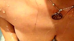 Hot Wife's Steamy Bath Blowjob And Handjob With Fiery Nails!