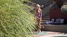 Frisky Tasha Reign stimulates her wet clit while pleasuring herself in a solo session.