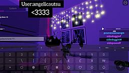 Hey, I'm fucking my friend in the Roblox condo with big ass doggystyle and anal cumshot!