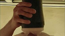 Oh man, fucking my fleshlight in doggystyle until that intense orgasm makes me shake and moan hard 😈