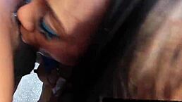 florida ebony deepthroat expert jayla foxx shows big booty sucking skills