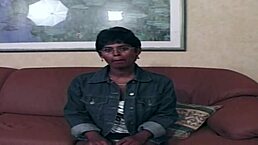 uh, this indian nerd with glasses gets her first time anal in british casting, she's all nervous and shaved...