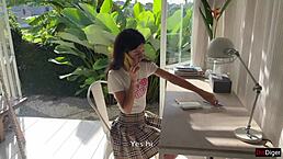 Conversational-Emoji stepdaughter lets stepdad fuck her after he discovers she's a famous porn star 😏